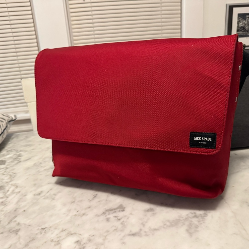 Jack Spade Red Messenger Bag